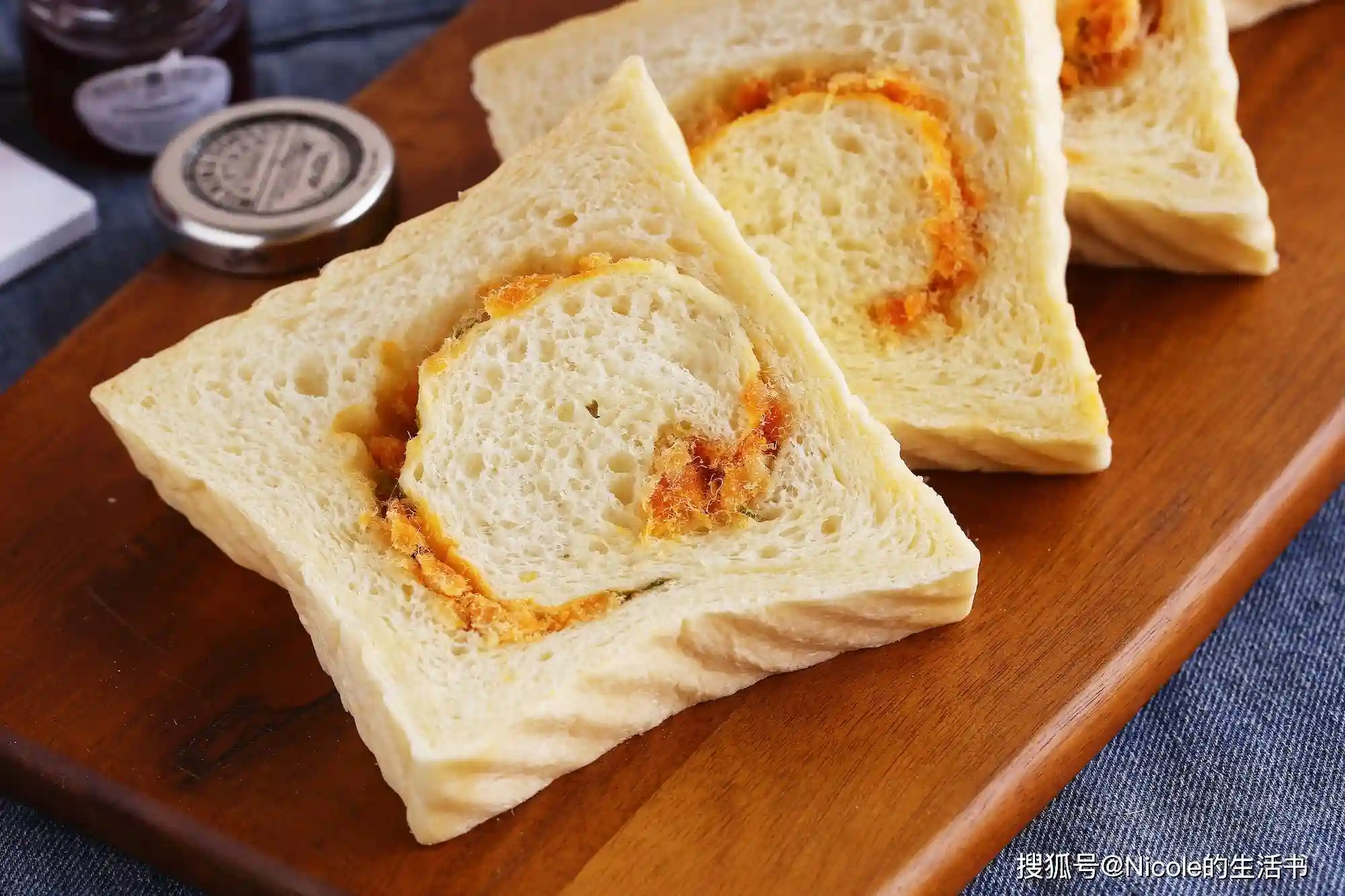 香葱肉松吐司:唤醒清晨的治愈美味